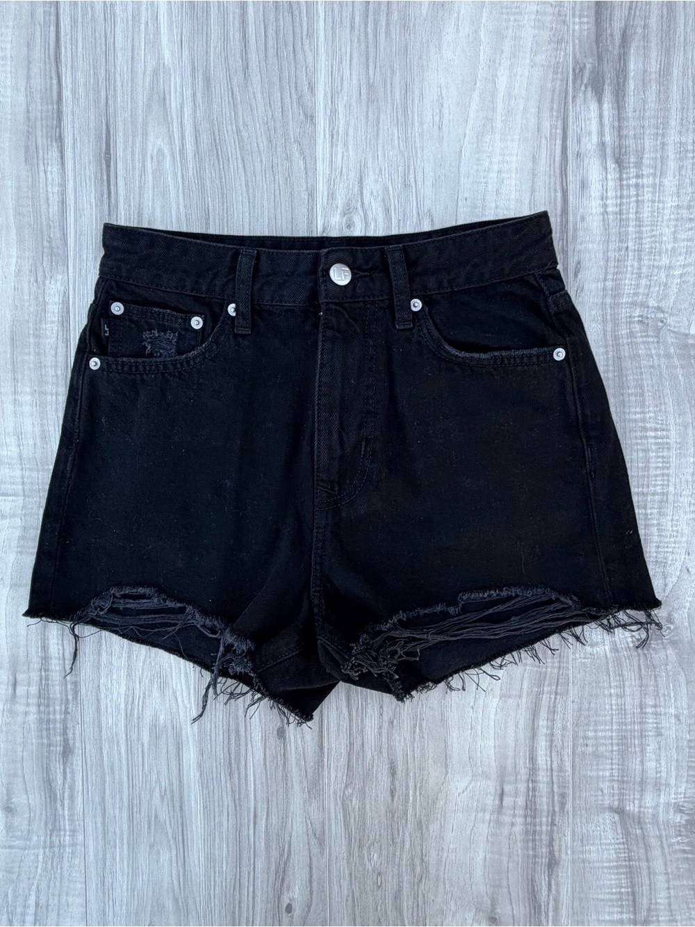 Lovers + Friends Jack High Rise Cut Off Denim Short